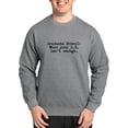 thumbnail image 1 of CafePress - Graduate School BS Sweatshirt - Crew Neck Sweatshirt, 1 of 4