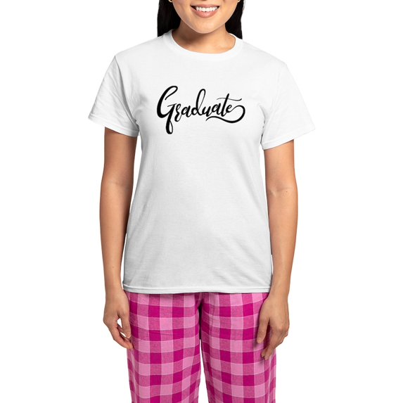 CafePress - Graduate Women's Light Pajamas - Women's Short Sleeve Print T-Shirt and Pants Light Cotton Pajama Set