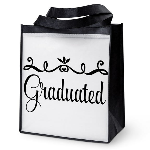 CafePress - Graduated - 12"x 13", 100% Recycled, Reusable Grocery Bag