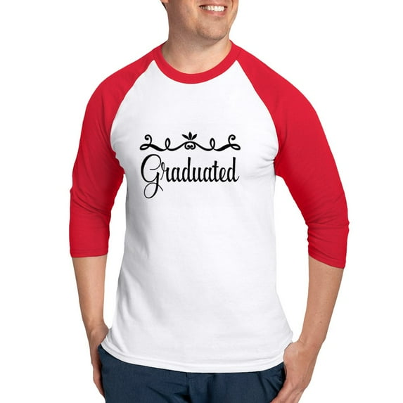 CafePress - Graduated Baseball Jersey - Cotton Baseball Jersey, 3/4 Raglan Sleeve Shirt