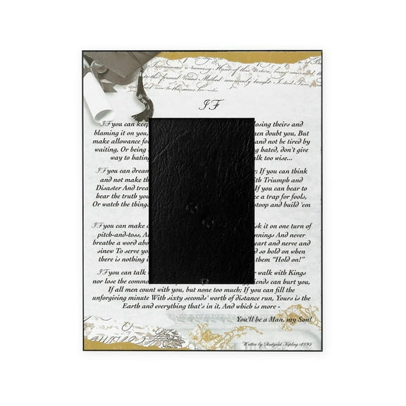 CafePress - Graduation Baccalaureate IF By Rudya - Decorative 8x10 Picture Frame