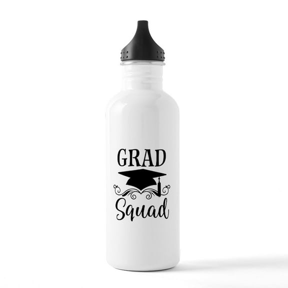 CafePress - Graduation Grad Squad Water Bottle - Stainless Steel Water Bottle, Sports Bottle, 1.0L