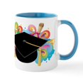 thumbnail image 1 of CafePress - Graduation Hat Diploma Grad Mugs - 11 oz Ceramic Mug - Novelty Coffee Tea Cup, 1 of 6