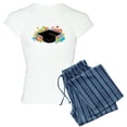 thumbnail image 1 of CafePress - Graduation Hat Diploma Grad Pajamas - Women's Light Pajamas, 1 of 4