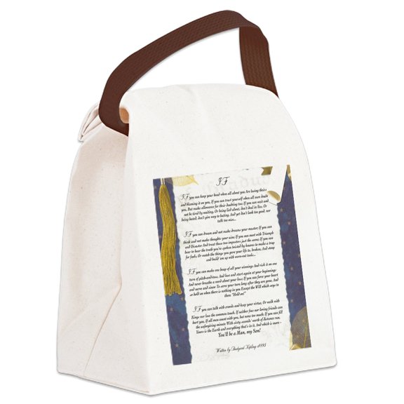 CafePress - Graduation Key To The Future IF B - Canvas Lunch Bag with Strap Handle
