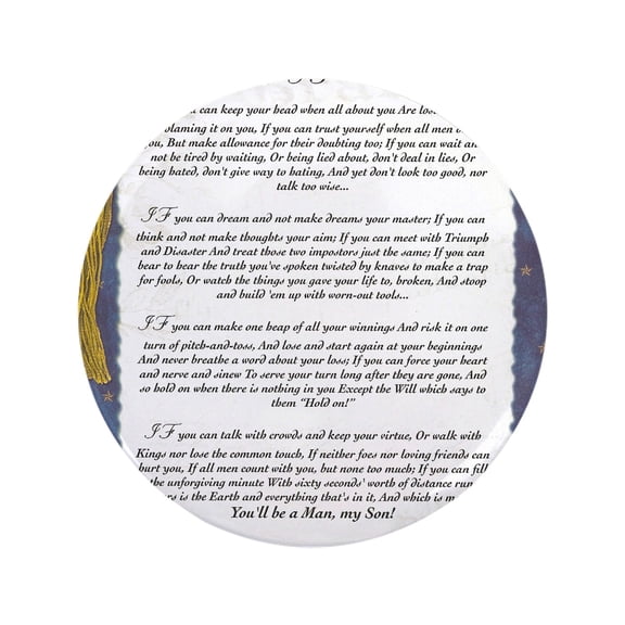 CafePress - Graduation Key To The Future IF By Rud 3.5 Button - 3.5" Button