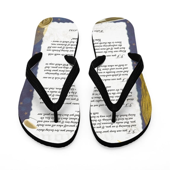 CafePress - Graduation Key To The Future IF By Rudy Flip Flops - Flip Flops, Funny Thong Sandals, Beach Sandals
