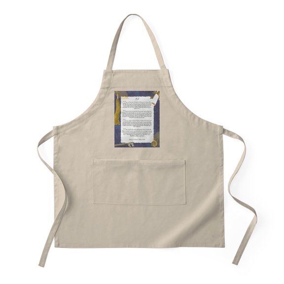 CafePress - Graduation Key To The Future IF By Rudyard K - Kitchen Apron with Pockets, Grilling Apron, Baking Apron