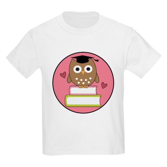CafePress - Graduation Owl T Shirt - Light T-Shirt Kids XS-XL