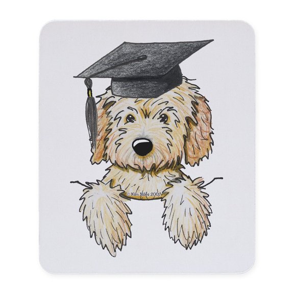 CafePress - Graduation Pkt. Doodle Mousepad - Non-slip Rubber Mousepad, Gaming Mouse Pad