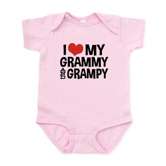 CafePress - Grammy And Grampy Infant Bodysuit - Baby Light Bodysuit, Size Newborn - 24 Months