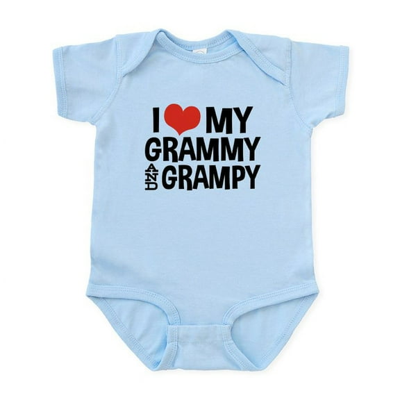 CafePress - Grammy And Grampy Infant Bodysuit - Baby Light Bodysuit, Size Newborn - 24 Months