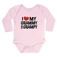 thumbnail image 1 of CafePress - Grammy And Grampy Long Sleeve Infant Bodysuit - Long Sleeve Cotton Baby Bodysuit, 1 of 4