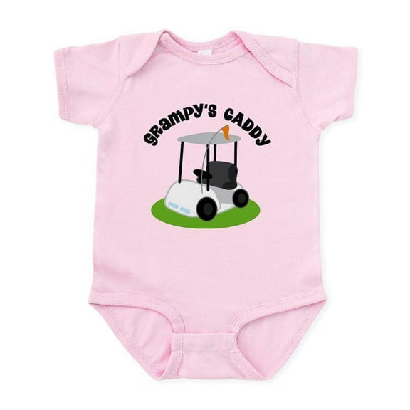 CafePress - Grampys Caddy Infant Bodysuit - Baby Light Bodysuit, Size Newborn - 24 Months