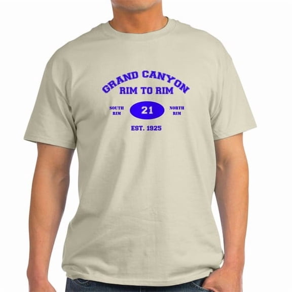 CafePress - Grand Canyon Rim To Rim Light T Shirt - Men's Classic Cotton T-Shirts