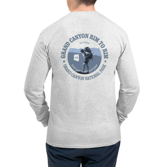 CafePress - Grand Canyon Rim To Rim Long Sleeve T Shirt - Unisex Cotton Long Sleeve T-Shirt