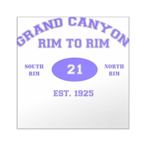 CafePress - Grand Canyon Rim To Rim Square Sticker - Square Sticker 3" x 3"