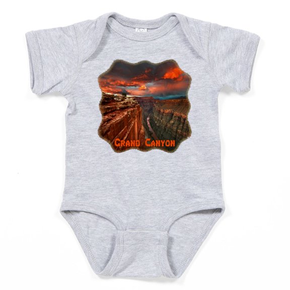 CafePress - Grand Canyon Sunset - Cute Infant Bodysuit Baby Romper - Size Newborn - 24 Months