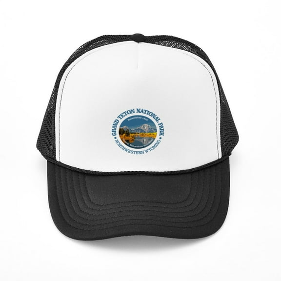 CafePress - Grand Teton NP - Adjustable Unisex Printed Trucker Hat with Mesh Back