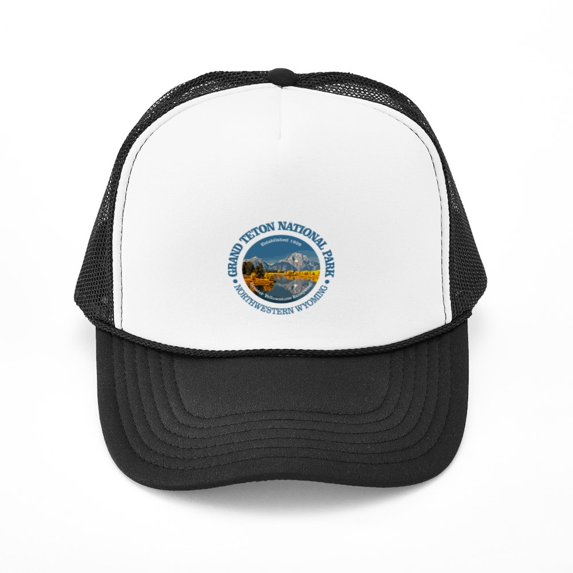 CafePress - Grand Teton NP - Adjustable Unisex Printed Trucker Hat with Mesh Back