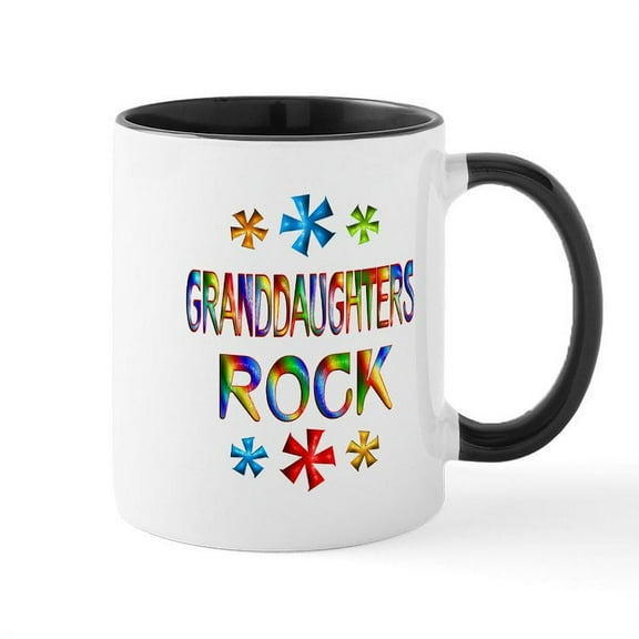 CafePress - Granddaughter Mug - 11 oz Ceramic Mug - Novelty Coffee Tea Cup