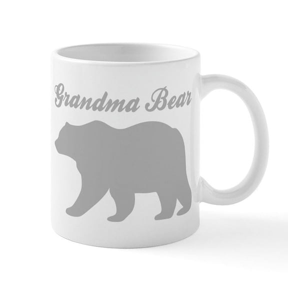 CafePress - Grandma Bear Mugs - 11 oz Ceramic Mug - Novelty Coffee Tea Cup