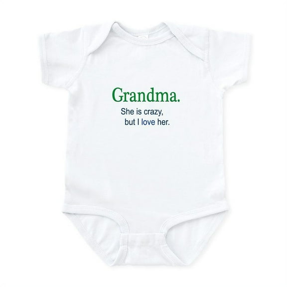 CafePress - Grandma. Body Suit - Baby Light Bodysuit, Size Newborn - 24 Months