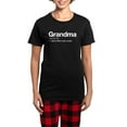thumbnail image 1 of CafePress - Grandma Definition Women's Dark Pajamas - Women's Short Sleeve Print T-Shirt and Pants Dark Cotton Pajama Set, 1 of 7