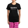 thumbnail image 1 of CafePress - Grandma Definition Women's Dark Pajamas - Women's Short Sleeve Print T-Shirt and Pants Dark Cotton Pajama Set, 1 of 7