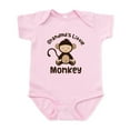 thumbnail image 1 of CafePress - Grandma Grandchild Monkey Infant Bodysuit - Baby Light Bodysuit, Size Newborn - 24 Months, 1 of 4