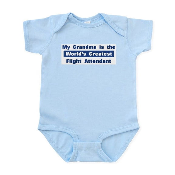 CafePress - Grandma Is Greatest Flight At Infant Bodysuit - Baby Light Bodysuit, Size Newborn - 24 Months