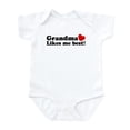 thumbnail image 1 of CafePress - Grandma Likes Me Best Infant Bodysuit - Baby Light Bodysuit, Size Newborn - 24 Months, 1 of 4
