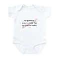 thumbnail image 1 of CafePress - Grandma Loves Me More Than Hooks Infant Bodysuit - Baby Light Bodysuit, Size Newborn - 24 Months, 1 of 4