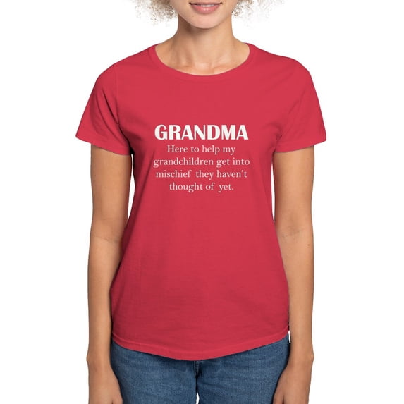 CafePress - Grandma T Shirt - Women's Traditional Fit Dark T-Shirt