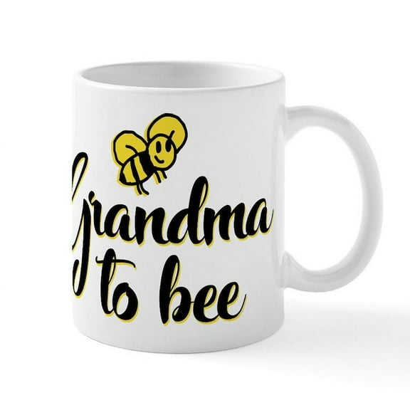CafePress - Grandma To Bee - 11 oz Ceramic Mug - Novelty Coffee Tea Cup