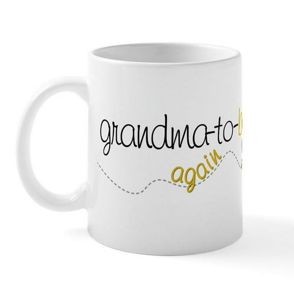 CafePress - Grandma To Bee Again Mug - 11 oz Ceramic Mug - Novelty Coffee Tea Cup