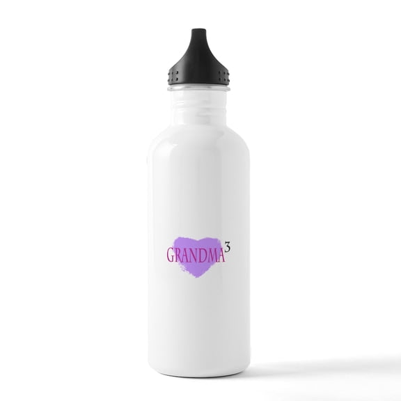 CafePress - Grandma To The Third Power Water Bottle - Stainless Steel Water Bottle, Sports Bottle, 1.0L