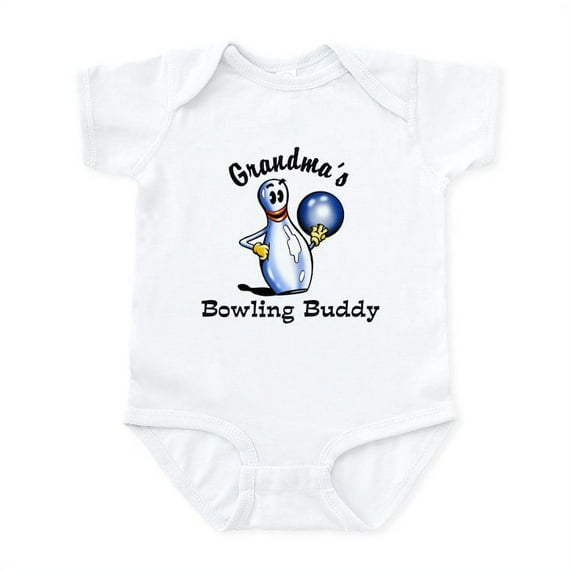 CafePress - Grandma's Bowling Buddy Infant Bodysuit - Baby Light Bodysuit, Size Newborn - 24 Months
