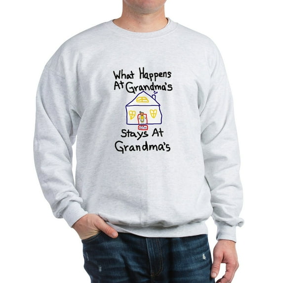 CafePress - Grandma's House Sweatshirt - Crew Neck Sweatshirt
