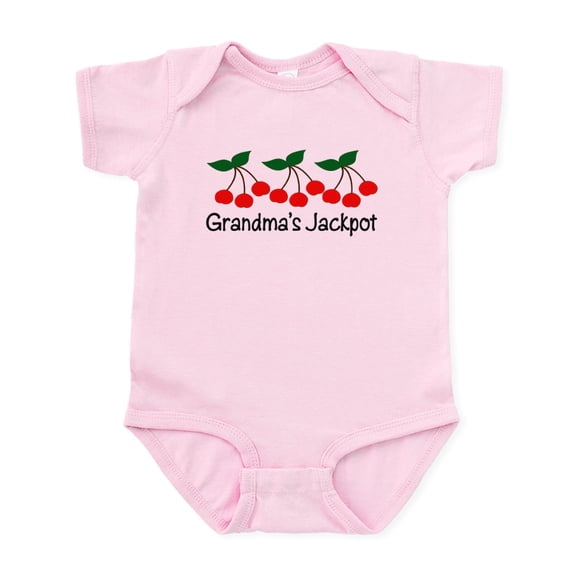 CafePress - Grandma's Jackpot Baby/Toddler Bodysuit - Baby Light Bodysuit, Size Newborn - 24 Months