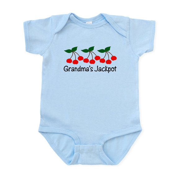 CafePress - Grandma's Jackpot Baby/Toddler Bodysuit - Baby Light Bodysuit, Size Newborn - 24 Months