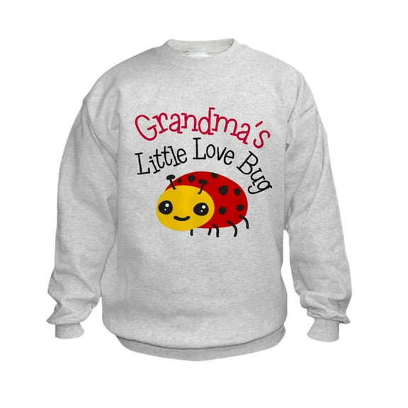 CafePress - Grandma's Little Love Bug Kids Sweatshirt - Kids Sweatshirt, Youth Crew Neck Sweatshirt