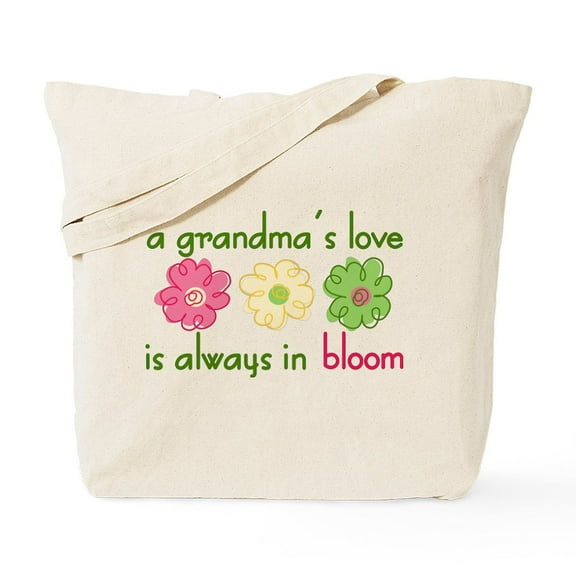 CafePress - Grandma's Love Tote Bag - Unisex Canvas Tote Bag, Beige, 1-Piece