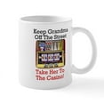 thumbnail image 1 of CafePress - Grandma's Lucky Casino Mug Great Gift Idea! - 11 oz Ceramic Mug - Novelty Coffee Tea Cup, 1 of 4