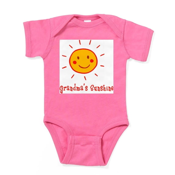 CafePress - Grandma's Sunshine Infant Bodysuit Body Suit - Cute Infant Bodysuit Baby Romper - Size Newborn - 24 Months