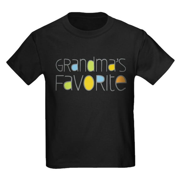CafePress - Grandmas Favorite Kids Light T Shirt - Dark T-Shirt Kids XS-XL