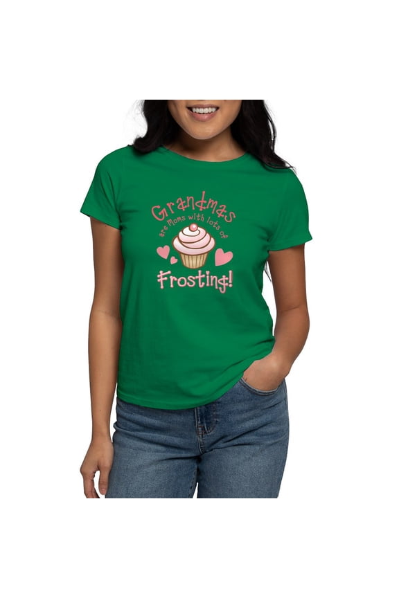 - Grandmas Frosting Women's Dar Women's Dark T Shirt - Women's Traditional Fit Dark T-Shirt