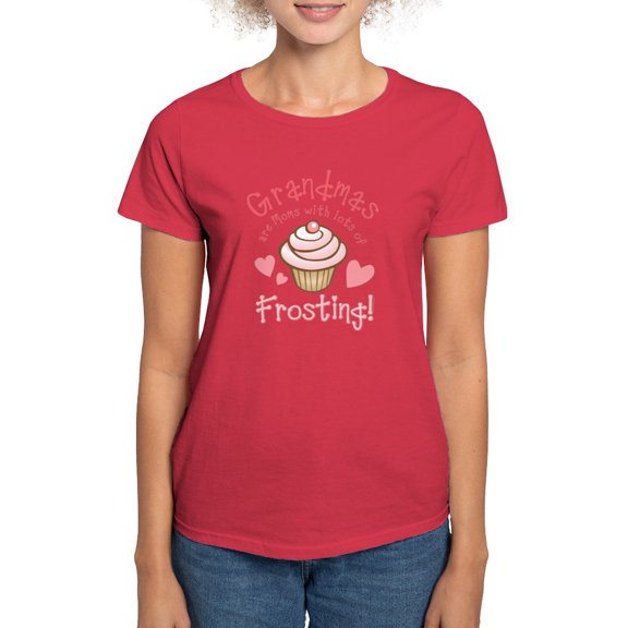 CafePress - Grandmas Frosting Women's Dar Women's Dark T Shirt - Women's Traditional Fit Dark T-Shirt