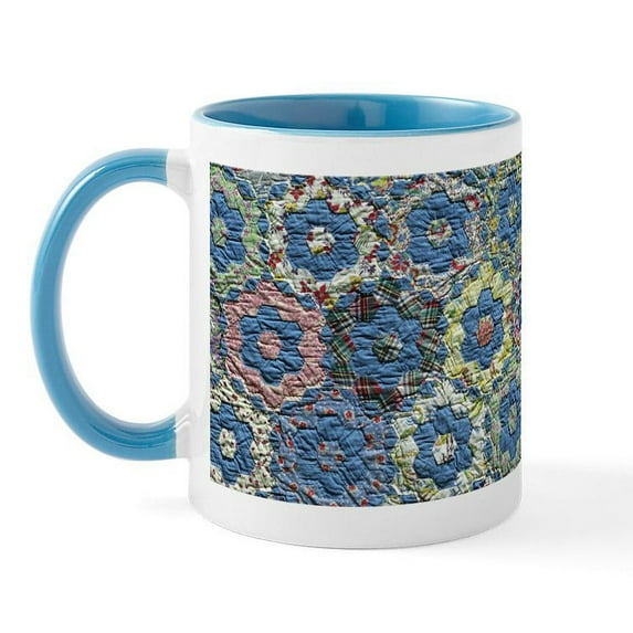 CafePress - Grandmother's Flower Garden Mug - 11 oz Ceramic Mug - Novelty Coffee Tea Cup