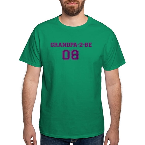 CafePress - Grandpa 2 Be Dark T Shirt - Men's Classic Graphic Cotton T-Shirt
